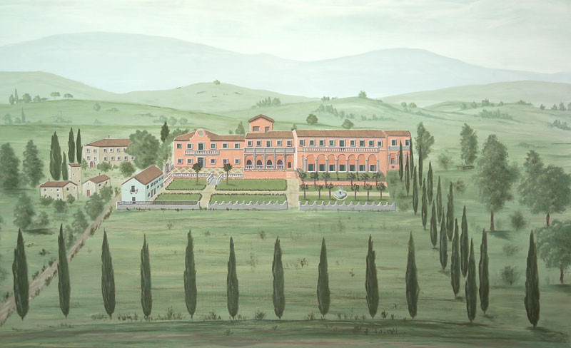 L'affresco di Villa Zuccari